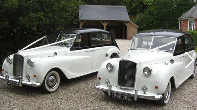 A Pair of Austin Princess Limousines