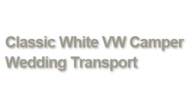 Classic White VW Camper